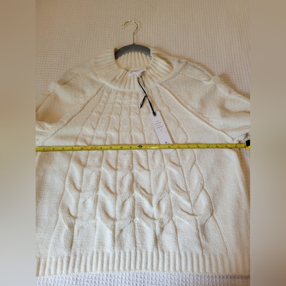 Cozy Cable Knit Cream Sweater - Picture 7 of 10